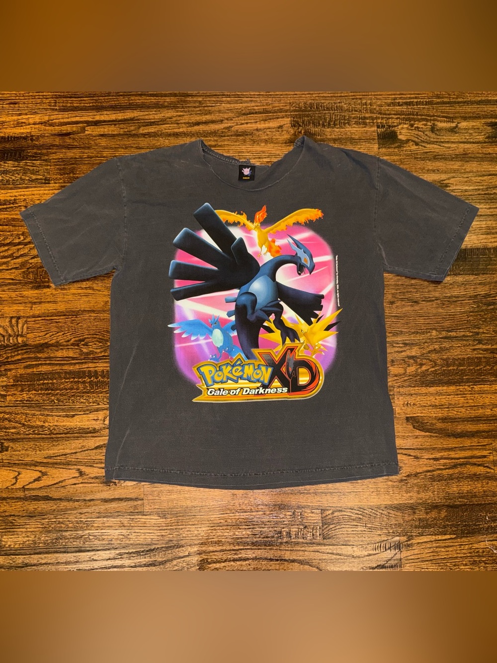 Vintage Pokemon XD Gale Of Darkness Shadow Lugia Shanejag T-Shirt Size Large